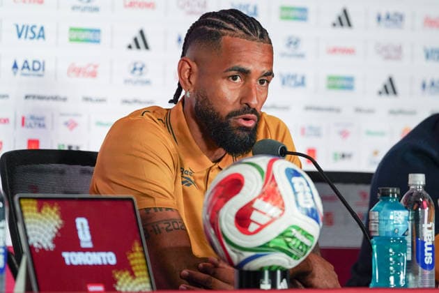 Ghana v Panama FIFA World Cup, WM, Weltmeisterschaft, Fussball 2026 Group L press conference, PK, Pressekonferenz Anibal Godoy captain of Panama during the 2026 FIFA World Cup MD-1 Press Conference ahead of the Group L match between Ghana and Panama at Toronto Stadium. on June 16, 2026 in Toronto, Canada. (Photo by Leonardo Ramirez Eyepix Group) Copyright: xLeonardoxRamirezx xEyepixxGroupx LR16062026-03326