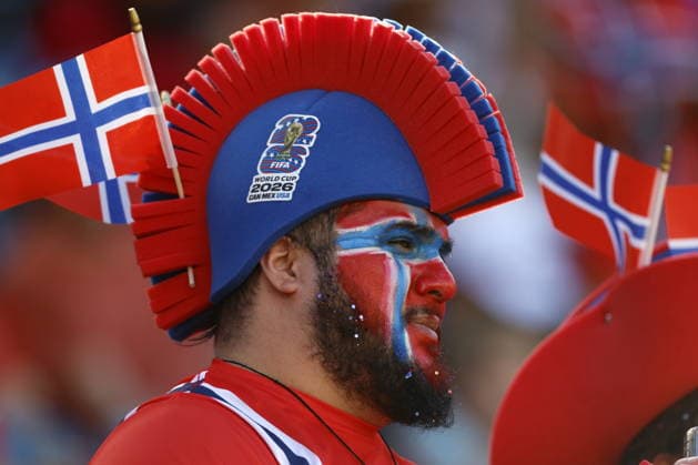 FIFA World Cup, WM, Weltmeisterschaft, Fussball 2026 - Group I - Iraq vs Norway A supporter of Norway looks on ahead of the FIFA World Cup 2026 group stage match Iraq against Norway, in Boston, Massachusetts, USA, 16 June 2026. Foxborough United States  Copyright: xGREGxM.xCOOPERx