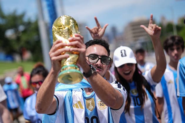 Football, 2026 FIFA World Cup, Argentina v Algeria, fans