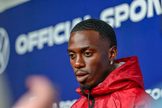 CA: USMNT Holds Media Day Ahead of Australia Match in Irvine, USA - 16 Jun 2026 Tim Weah (21) of the United States Men s national team, Nationalteam speaks during a press conference, PK, Pressekonferenz at Great Park ahead of the team s FIFA World Cup, WM, Weltmeisterschaft, Fussball 2026 Group D match against Australia at SoFi Stadium. Irvine United States Copyright: xWestonxHancockx xSOPAxImagesx Weston Hancock June 16 - 1483