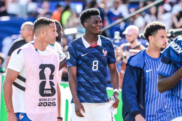 RECORD DATE NOT STATED FIFA World Cup, WM, Weltmeisterschaft, Fussball 2026 - Group I - France v Senegal Aurelien Tchouameni player of France after the match between France and Senegal in the first round of Group I of the 2026 FIFA World Cup group stage at New York New Jersey Stadium, in East Rutherford, United States, on Tuesday, June 16, 2026.(Foto: Vanessa Carvalho Brazil Photo Press IMAGO) Sports %G Copyright: xVanessaxCarvalhox