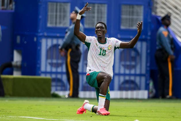 France v Senegal - FIFA World Cup, WM, Weltmeisterschaft, Fussball 2026 Sadio Mane of Senegal looks dejected during the FIFA World Cup 2026 Group I football match between France and Senegal. East Rutherford United States Copyright: xNicolòxCampox