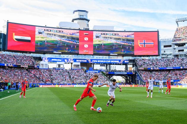 June 16, 2026, during the FIFA World Cup 2026 group stage soccer match between Iraq and Norway on June 16, 2026 in Foxborough. Photo by Vegard Grott, BILDBYRAN. Code  Copyright: VEGARDxGRoTT BB260616VG041