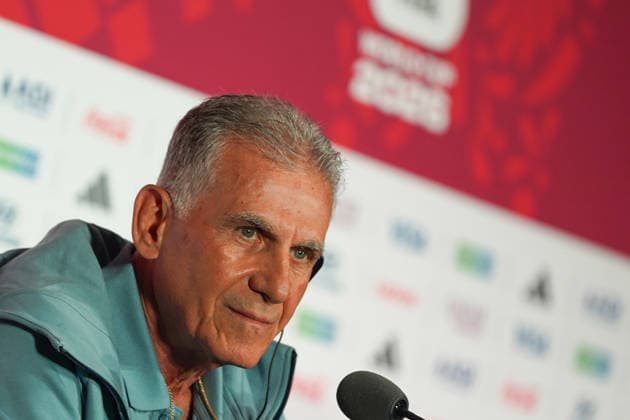 Ghana press conference, PK, Pressekonferenz - 2026 FIFA World Cup, WM, Weltmeisterschaft, Fussball Carlos QUEIROZ Head Coach of Ghana during the 2026 FIFA World Cup MD-1 Press Conference ahead of the Group L match between Ghana and Panama at Toronto Stadium. on June 16, 2026 in Toronto, Canada. (Photo by Leonardo Ramirez Eyepix Group) (Photo by Leonardo Ramirez Eyepix Group Eyepix via Nexpher Images) Toronto