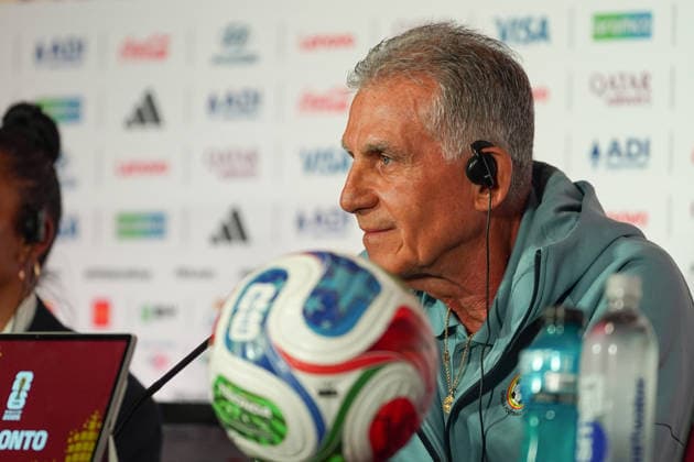 Ghana press conference, PK, Pressekonferenz - 2026 FIFA World Cup, WM, Weltmeisterschaft, Fussball Carlos QUEIROZ Head Coach of Ghana during the 2026 FIFA World Cup MD-1 Press Conference ahead of the Group L match between Ghana and Panama at Toronto Stadium. on June 16, 2026 in Toronto, Canada. (Photo by Leonardo Ramirez Eyepix Group) (Photo by Leonardo Ramirez Eyepix Group Eyepix via Nexpher Images) Toronto