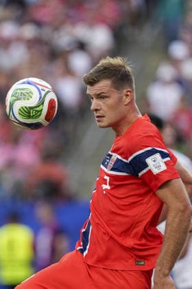 Alexander Sorloth of Norway during the FIFA World Cup, WM, Weltmeisterschaft, Fussball 2026 Group I match between Iraq and Norway at Boston Stadium on June 16th,2026 (Photo by Richard Callis Sports Press Photo)  Copyright: xRichardxCallis SportsxPressxPhotox Sportspressphoto_SPR167956