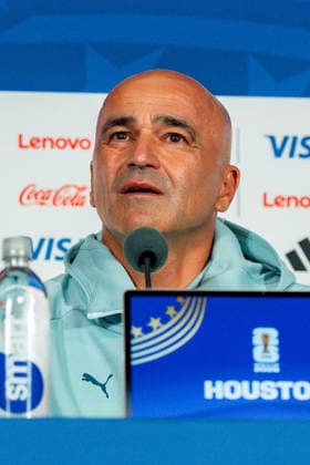 2026 FIFA World Cup, Group K, Match 1, Portugal vs. DR Congo, June 17, 2026, at NRG Stadium in Houston, Texas—Press conference with Bruno Fernandes and Roberto Martinez,detected_source_language Copyright: xBahhoxKarax