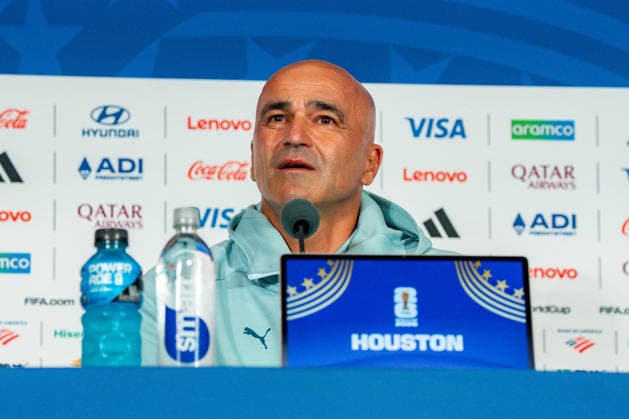 2026 FIFA World Cup, Group K, Match 1, Portugal vs. DR Congo, June 17, 2026, at NRG Stadium in Houston, Texas—Press conference with Bruno Fernandes and Roberto Martinez,detected_source_language Copyright: xBahhoxKarax