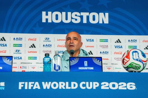 2026 FIFA World Cup, Group K, Match 1, Portugal vs. DR Congo, June 17, 2026, at NRG Stadium in Houston, Texas—Press conference with Bruno Fernandes and Roberto Martinez,detected_source_language Copyright: xBahhoxKarax