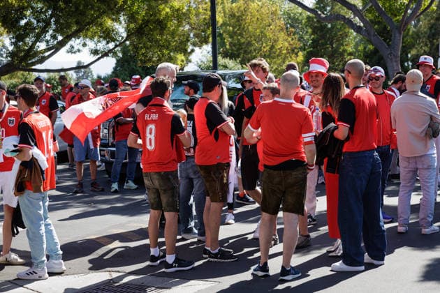 Football, 2026 FIFA World Cup, Austria v Jordan, fans