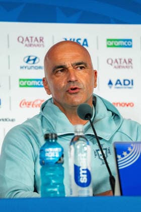 2026 FIFA World Cup, Group K, Match 1, Portugal vs. DR Congo, June 17, 2026, at NRG Stadium in Houston, Texas—Press conference with Bruno Fernandes and Roberto Martinez,detected_source_language Copyright: xBahhoxKarax