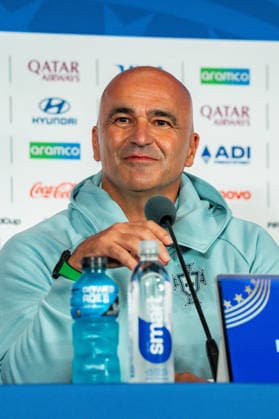 2026 FIFA World Cup, Group K, Match 1, Portugal vs. DR Congo, June 17, 2026, at NRG Stadium in Houston, Texas—Press conference with Bruno Fernandes and Roberto Martinez,detected_source_language Copyright: xBahhoxKarax
