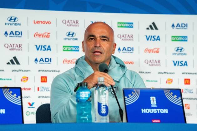 2026 FIFA World Cup, Group K, Match 1, Portugal vs. DR Congo, June 17, 2026, at NRG Stadium in Houston, Texas—Press conference with Bruno Fernandes and Roberto Martinez,detected_source_language Copyright: xBahhoxKarax