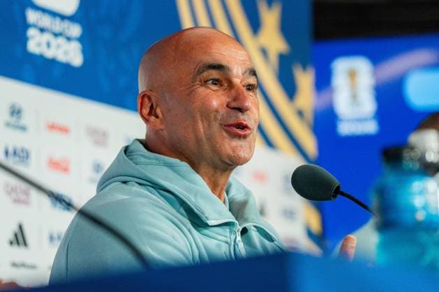 2026 FIFA World Cup, Group K, Match 1, Portugal vs. DR Congo, June 17, 2026, at NRG Stadium in Houston, Texas—Press conference with Bruno Fernandes and Roberto Martinez,detected_source_language Copyright: xBahhoxKarax