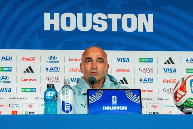 2026 FIFA World Cup, Group K, Match 1, Portugal vs. DR Congo, June 17, 2026, at NRG Stadium in Houston, Texas—Press conference with Bruno Fernandes and Roberto Martinez,detected_source_language Copyright: xBahhoxKarax