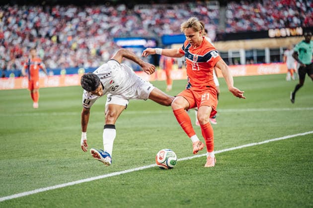 Mens Soccer 2026 FIFA World Cup Group I Iraq vs. Norway June 16, 2026 v l Mustafa Saadoun 25, Iraq vs. Andreas Schjelderup 21, Norway Boston, Boston Stadium, Massachusetts, United States of America,detected_source_language