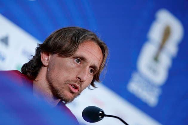 Luka Modric of Croatia speaks during a press conference, PK, Pressekonferenz during the FIFA World Cup, WM, Weltmeisterschaft, Fussball 2026 in Dallas, USA, 16 June 2026. FIFA World Cup 2026 - Croatia press conference !ACHTUNG: NUR REDAKTIONELLE NUTZUNG!  Copyright: xMariscalx GR3105 20260617-55020616694_1