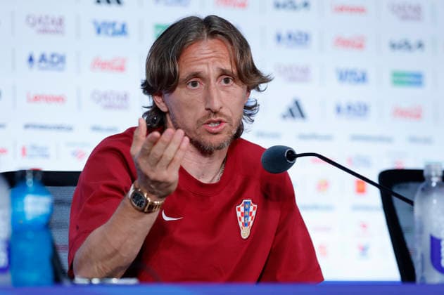 Luka Modric of Croatia speaks during a press conference, PK, Pressekonferenz during the FIFA World Cup, WM, Weltmeisterschaft, Fussball 2026 in Dallas, USA, 16 June 2026. FIFA World Cup 2026 - Croatia press conference !ACHTUNG: NUR REDAKTIONELLE NUTZUNG!  Copyright: xMariscalx GR3101 20260617-55020616752_1