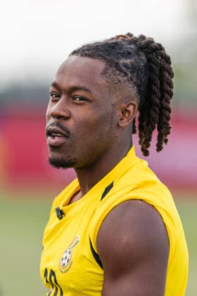 Inaki Williams of Ghana answers questions from media during the training session before the FIFA World Cup, WM, Weltmeisterschaft, Fussball game between Ghana and Panama at Centennial Park on June 16, 2026 in Toronto, Ontario, Canada  Copyright: xCurtisxWongx xSPPx Sportspressphoto_SPR168092