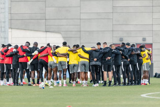 A general view of the training session before the FIFA World Cup, WM, Weltmeisterschaft, Fussball game between Ghana and Panama at Centennial Park on June 16, 2026 in Toronto, Ontario, Canada  Copyright: xCurtisxWongx xSPPx Sportspressphoto_SPR168095