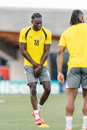 Jerome Opoku of Ghana in action during the training session before the FIFA World Cup, WM, Weltmeisterschaft, Fussball game between Ghana and Panama at Centennial Park on June 16, 2026 in Toronto, Ontario, Canada  Copyright: xCurtisxWongx xSPPx Sportspressphoto_SPR168097