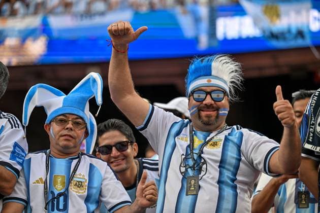 2026 World Cup - Argentina - Algeria KANSAS CITY, UNITED STATES JUNE 16, 2026: Fans of Argentina fill the stands of Kansas City Stadium ahead of and during the FIFA World Cup, WM, Weltmeisterschaft, Fussball 2026 Group J match between Argentina and Algeria in Kansas City, United States, on June 16, 2026. Photos by Walid Ibrahim JNA Press (Photo by walid ibrahim JNA Press via Nexpher Images) KANSAS CITY