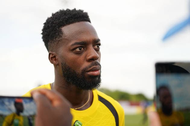 Ghana Training Day Ahead FIFA World Cup, WM, Weltmeisterschaft, Fussball Match Against Panama Inaki Williams 19 of Ghana national football team attending the media during the training day ahead the 2026 FIFA World Cup Group L match against Panama at Centennial Park. on June 16, 2026 in Toronto, Canada. (Photo by Leonardo Ramirez Eyepix Group) Copyright: xLeonardoxRamirezx xEyepixxGroupx LR16062026-03474