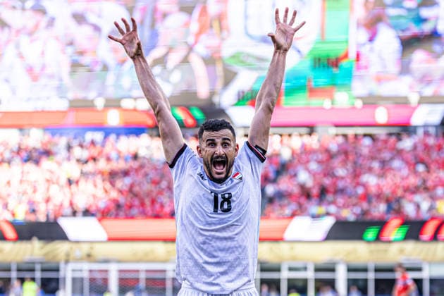 Iraq vs. Norway BOSTON, MA - 16.06.2025: IRAQ VS. NORWAY - Aymen Hussein, during the match between Iraq and Norway, valid for the group stage of the 2026 FIFA World Cup, WM, Weltmeisterschaft, Fussball held at Gillette Stadium, in Foxborough, Massachusetts, United States, this Tuesday (16). (Photo: Danilo Fernandes Fotoarena) x2963644x  DaniloxFernandes