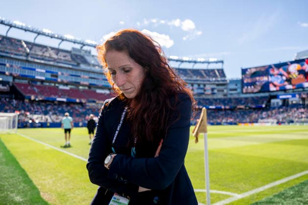 260616 Lise Klaveness, president of the Norwegian Football Association (NFF), ahead of the FIFA World Cup, WM, Weltmeisterschaft, Fussball 2026 group stage football match between Iraq and Norway on June 16, 2026 in Foxborough. Photo: Jon Olav Nesvold BILDBYRAN COP 217 VG0955 bbeng fotboll football soccer fotball vm fotbolls-vm fotball-vm fotbolls-vm 2026 fifa world cup 2026 norge norway iraq irak *** June 16, 2026  Copyright: JONxOLAVxNESVOLD BB260616JE164