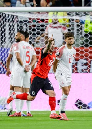 SOCCER - FIFA World Cup, WM, Weltmeisterschaft, Fussball 2026 SANTA CLARA,CALIFORNIA,USA,17.JUN.26 - SOCCER - FIFA World Cup 2026, group stage, Austria vs Jordan. Image shows the rejoicing of Romano Schmid (AUT).  GEPAxpictures xArminxRauthner