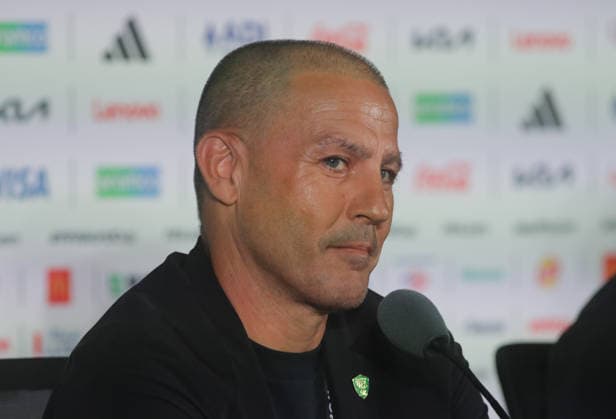 Colombia v Uzbekistan FIFA World Cup, WM, Weltmeisterschaft, Fussball 2026 Group K press conference, PK, Pressekonferenz Fabio Cannavaro, Head Coach of Uzbekistan national soccer team speaks during a press conference ahead of the FIFA World Cup Group K first-round match between Colombia and Uzbekistan at Mexico City Stadium. on June 16, 2026 in Mexico City, Mexico. (Photo by Ian Robles Eyepix Group) Copyright: xIanxRobles xEyepixxGroupx EL_16062026_187414JPEG