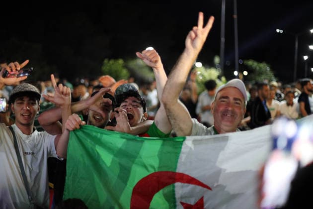 Football, 2026 FIFA World Cup, Argentina v Algeria, fans in Algiers