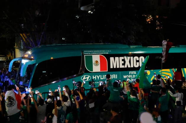 Football, 2026 FIFA World Cup, Mexico national team, arrival in Guadalajara