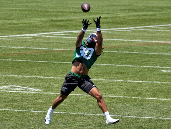 New York Jets wide receiver DaQuan Felton (30) during minicamp at the Atlantic Health Jets Training Center, Florham Park, New Jersey on Tuesday June 16, 2026. CSM NFL, American Football Herren, USA 2026: New York Jets Minicamp June 16  - ZUMAc04_ 20260616_zma_c04_168 Copyright: xDuncanxWilliamsx