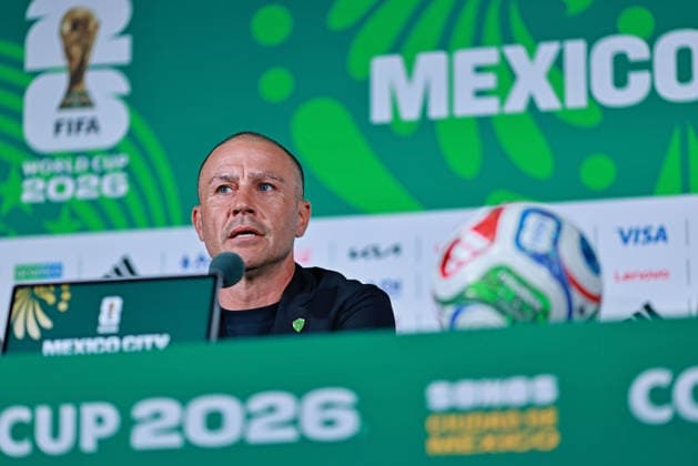 June 16, 2026, Mexico City, Mexico: Fabio Cannavaro, head coach of the Uzbekistan speaks during the press conference, PK, Pressekonferenz of Uzbekistan one day ahead of the FIFA World Cup, WM, Weltmeisterschaft, Fussball 2026 Group K match between Colombia and Uzbekistan at Mexico City Stadium on June 16, 2026 in Mexico City, Mexico. Photo: DiaEsportivo FIFA World Cup 2026, Press Conference Uzbekistan, Mexico City, Mexico  - ZUMAh208 20260616_zsp_h208_015 Copyright: xHeulerxAndreyx