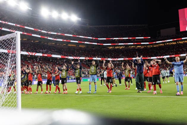SOCCER - FIFA World Cup, WM, Weltmeisterschaft, Fussball 2026 SANTA CLARA,CALIFORNIA,USA,17.JUN.26 - SOCCER - FIFA World Cup 2026, group stage, Austria vs Jordan. Image shows the rejoicing of AUT.  GEPAxpictures xArminxRauthner