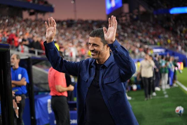 Austria vs Jordan - FIFA World Cup, WM, Weltmeisterschaft, Fussball 2026 - Group J SANTA CLARA, UNITED STATES - JUNE 16: Jamal Sellami<!--TgQPHd --><!--TgQPHd --> the head coach of Jordan is seen prior of the 2026 FIFA World Cup First Stage Group J match between Jordan and Austria at the San Francisco Bay Area Stadium (Levi’s Stadium) in Santa Clara, California, United States on June 16, 2026. Tayfun Coskun Anadolu California United States. Editorial use only. Please get in touch for any other usage.  Copyright: x2026xAnadoluxTayfunxCoskunx