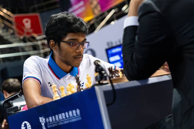 June 17, 2026, Hong Kong, Hong Kong, China: Chess Grandmaster RAMESHBABU PRAGGNANANDHAA (IND) at the 2026 FIDE World Team Rapid and Blitz Chess Championship in Hong Kong. FIDE World Team Rapid And Blitz Team Chess Championship 2026 In Hong Kong.  - ZUMAm298 0859352392st Copyright: xJamesxModestox