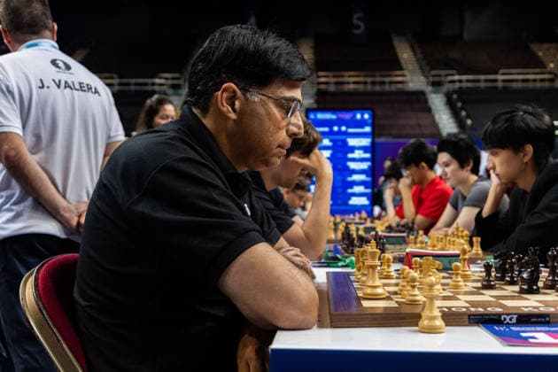 June 17, 2026, Hong Kong, Hong Kong, China: Chess Grandmaster VISWANATHAN ANAND (IND) at the 2026 FIDE World Team Rapid and Blitz Chess Championship in Hong Kong. FIDE World Team Rapid And Blitz Team Chess Championship 2026 In Hong Kong.  - ZUMAm298 0859352629st Copyright: xJamesxModestox
