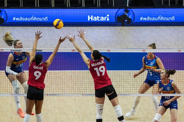 Volleyball, Women's, Nations League, Canada v Netherlands