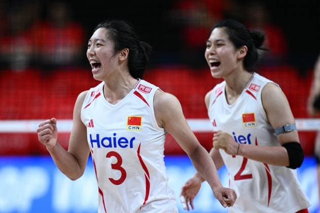 Germany v China - FIVB Women s Volleyball Nations League ANKARA, TURKIYE - JUNE 17: Tang X. (3) of China celebrates after scoring a point during the 2026 FIVB Women s Volleyball Nations League second stage match between Germany and China at the Ankara Sports Hall, in Ankara, Turkiye, on June 17, 2026. Akin Celiktas Anadolu Ankara Turkey. Editorial use only. Please get in touch for any other usage.  Copyright: x2026xAnadoluxAkinxCeliktasx