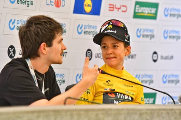 IPA85781891 - DE VRIES, Femke (NED) during the Tour de Suisse, a Road cycling, Rad, Radsport, Strasse race, Stage 1—Sondrio to Sondrio, Italy, June 17, 2026  Copyright: xDavidexVaninetti IPAxSportx xx 85781891