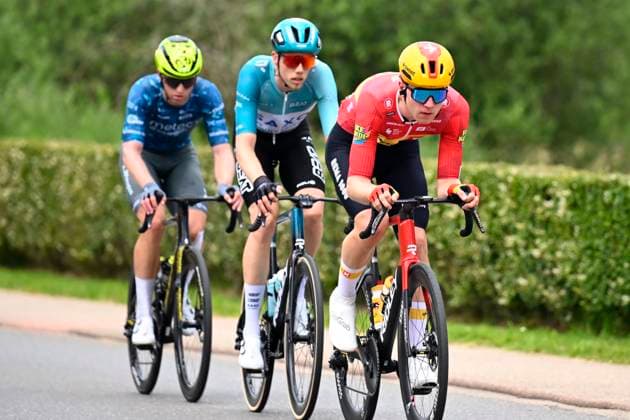 Baloise Belgium Tour 2026 Stage 1 SCHERPENHEUVEN-ZICHEM, BELGIUM - JUNE 17 : rider of team Uno-X Mobility during stage 1 of the 95th edition of Baloise Tour of Belgium an UCI ProSeries 2.Pro cycling road race stage for Men Elite of 187.9 km with start in Scherpenheuven-Zichem and finish in Scherpenheuven-Zichem on June 17, 2026 in Scherpenheuven-Zichem, Belgium, 17 06 2026 ( Motordriver Stephan Boone - Scherpenheuven-Zichem Belgium  Copyright: xTomasxSiskx