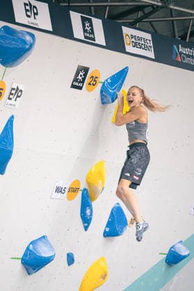 June 17, 2026 Climbing Bouldering World Climbing Series Innsbruck 2026 Womens Qualifying Round Jakoba Rauter (AUT) Innsbruck Climbing Center, Innsbruck, Austria,detected_source_language
