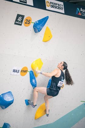 June 17, 2026 Climbing Bouldering World Climbing Series Innsbruck 2026 Womens Qualifying Round Alma Sapir Halevi ISR Innsbruck Climbing Center Innsbruck, Austria,detected_source_language