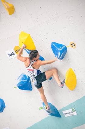 June 17, 2026 Climbing Bouldering World Climbing Series Innsbruck 2026 Womens Qualifying Round Valentina Aguado ARG Innsbruck Climbing Center Innsbruck, Austria,detected_source_language