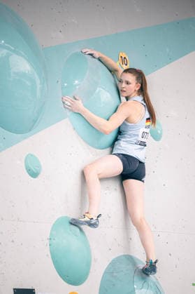 June 17, 2026 Climbing Bouldering World Climbing Series Innsbruck 2026 Womens Qualifying Round Paula Mayer Vorfelder GER Innsbruck Climbing Center Innsbruck, Austria,detected_source_language