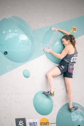 June 17, 2026 Climbing Bouldering World Climbing Series Innsbruck 2026 Womens Qualifying Round Lea Kempf (AUT) Innsbruck Climbing Center Innsbruck, Austria,detected_source_language