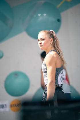 June 17, 2026 Climbing Bouldering World Climbing Series Innsbruck 2026 Womens Qualifying Round Jakoba Rauter (AUT) Innsbruck Climbing Center, Innsbruck, Austria,detected_source_language