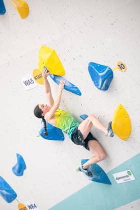 June 17, 2026 Climbing Bouldering World Climbing Series Innsbruck 2026 Womens Qualifying Round Emily Scott (AUS) Innsbruck Climbing Center Innsbruck, Austria,detected_source_language